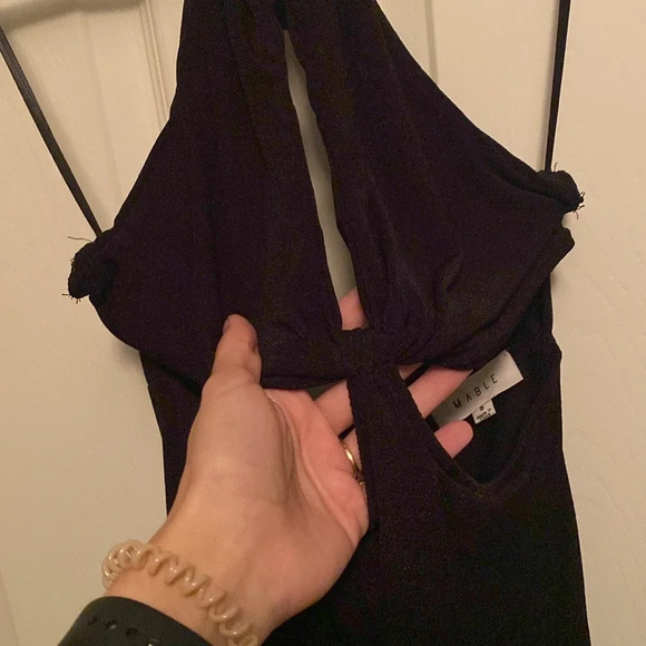 Mable Cut Out Halter Mini Dress - Picture 4 of 7